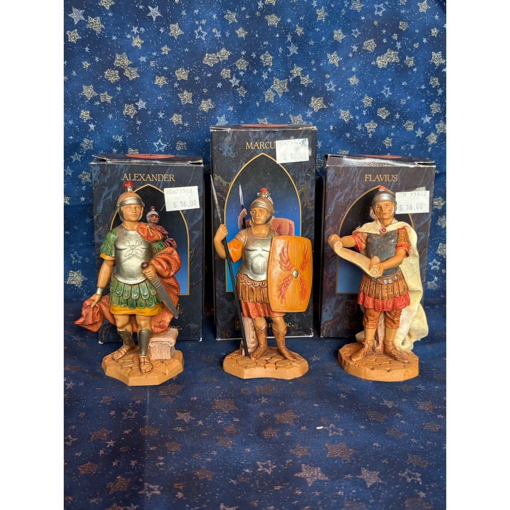 Fontanini Heirloom Nativity 5" Figures Flavius Marcus Alexander Roman Inc Italy